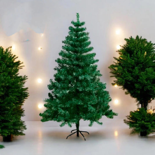 Árvore de Natal de luxo com tronco flexível ajustável de 1,2 m, 1,5 m, 1,8 m e 2,1 m